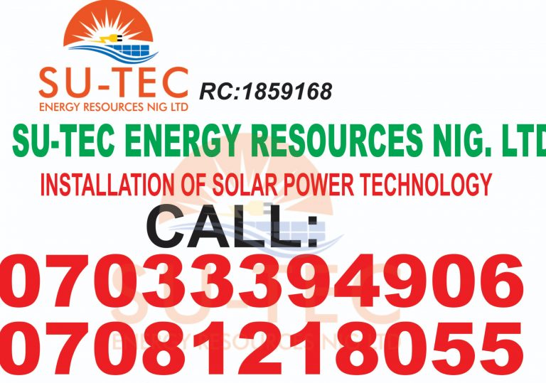 Su-tec energy resources Nigeria limited