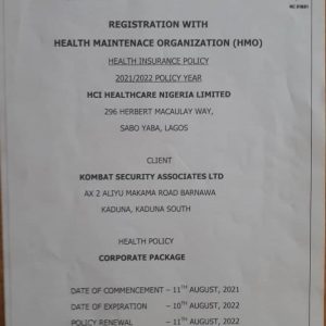 COMPLIANCE TO HEALTH INSURANCE POLICY