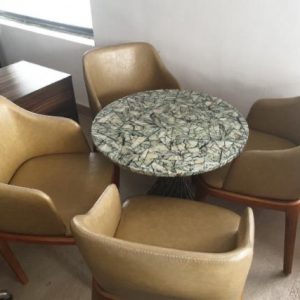 Executive lounge chairs and center table