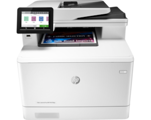 HP COLOR LASERJET PRO MFP M479FDW PRINTER. Print, copy, scan, fax, email, built-in Dual-Band Wi-Fi Print speed letter: Up to 28 ppm (black and color) Auto duplex printing; Scan to email; 50-sheet ADF; 2 paper trays (standard)